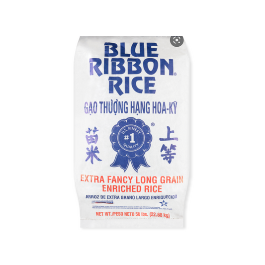 EXTRA FANCY LONG GRAIN RICE-BLUE RIBBON 50LBS