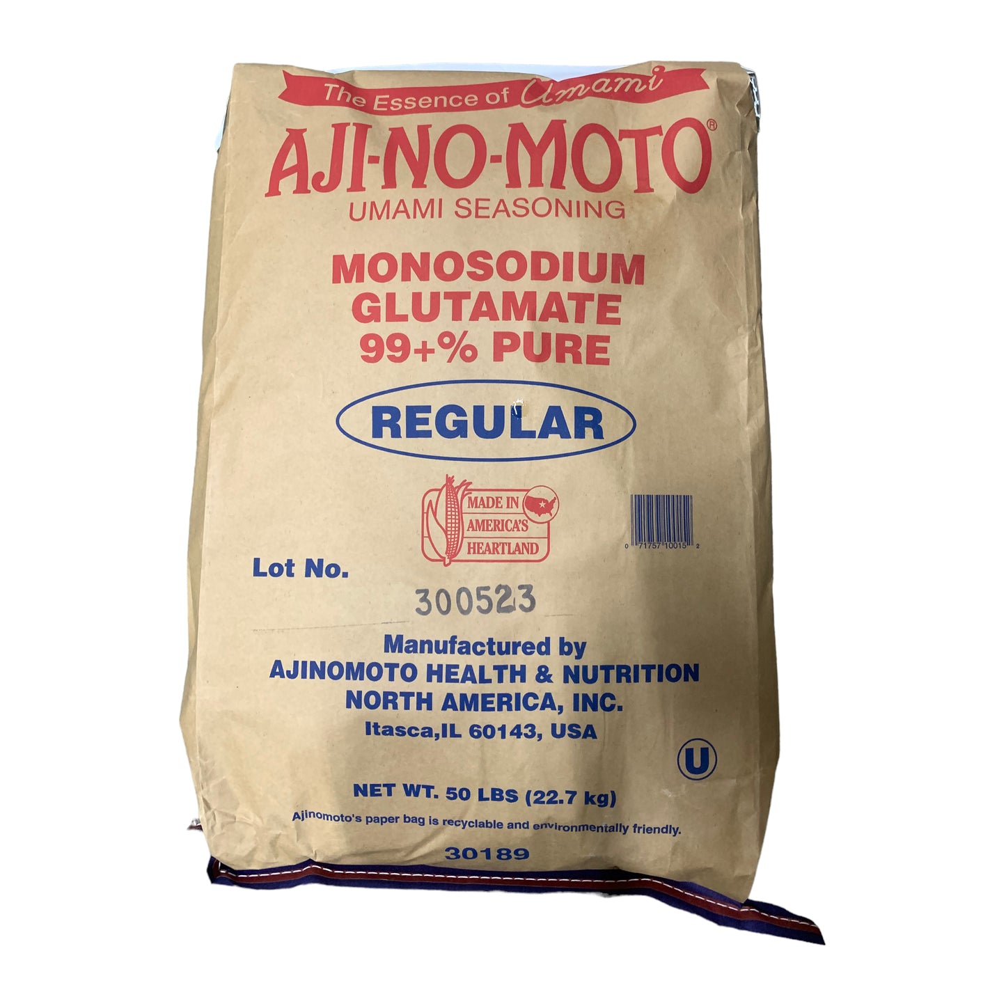 MSG-MONOSODIUM GLUTAMATE 50 LBS