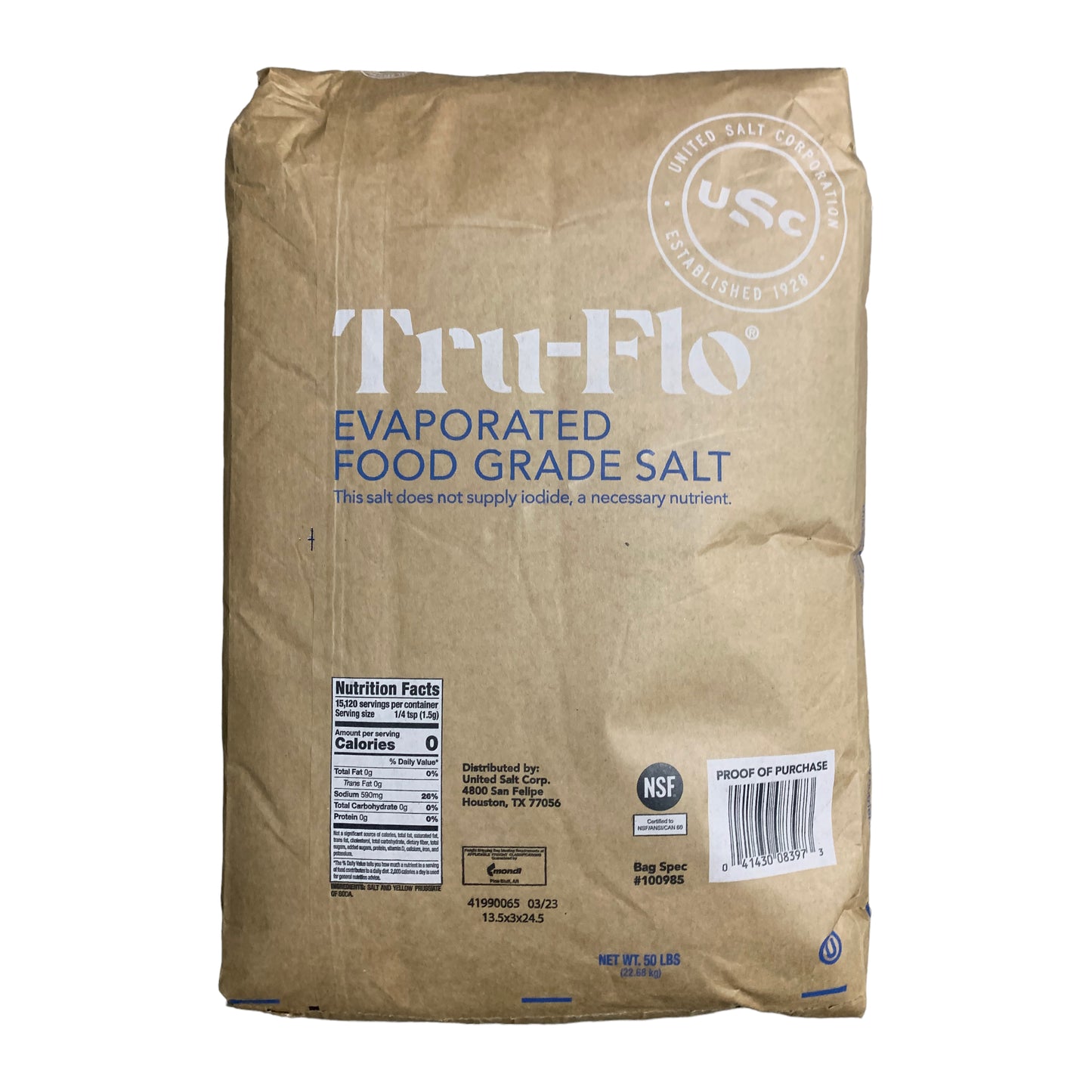 TRU-FLO SALT 50 LBS