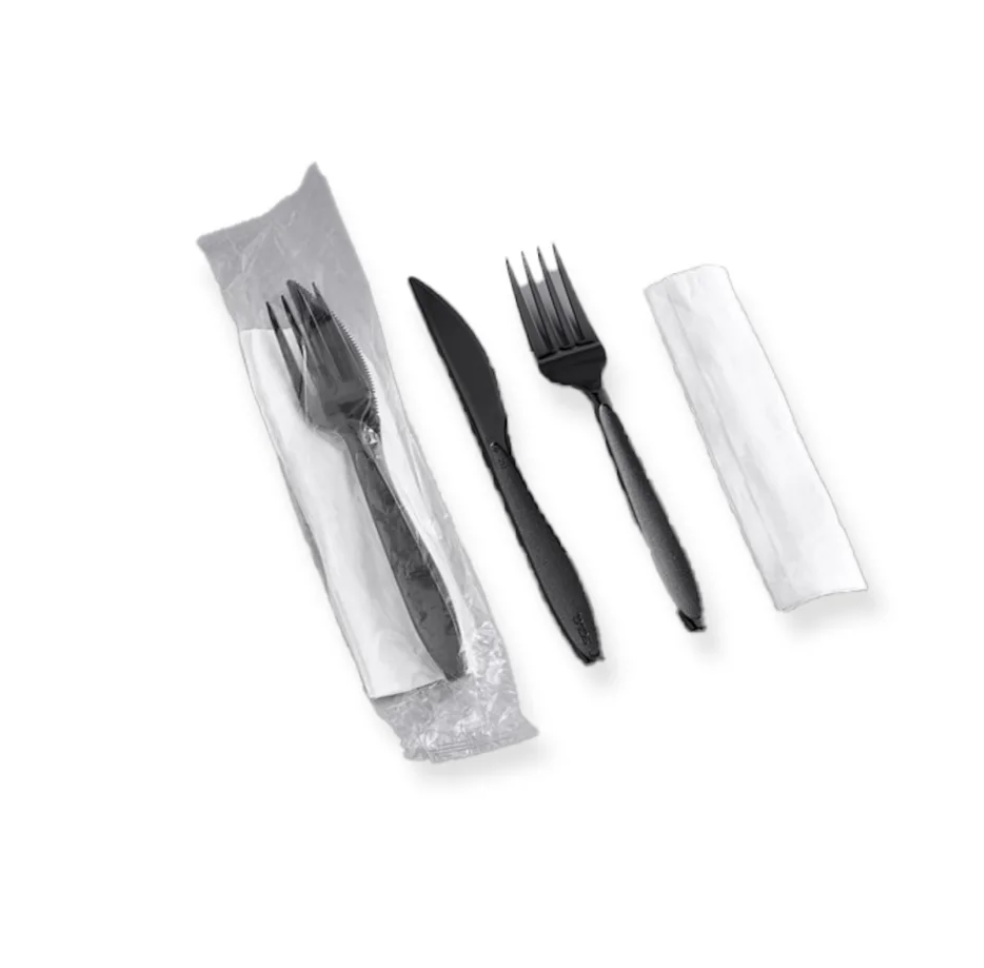 Plastic Airline Kit-Black 250CT